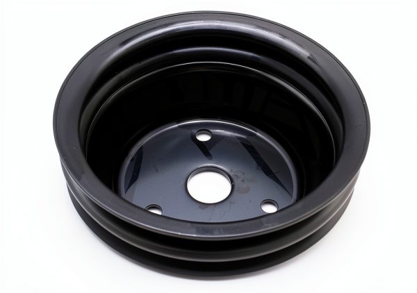 Small Block Chevy Crankshaft Pulley SHLPDFM Black Steel-1