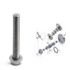 Yiklwwy Automotive Crankshaft Pulley Metal Gray STD-5