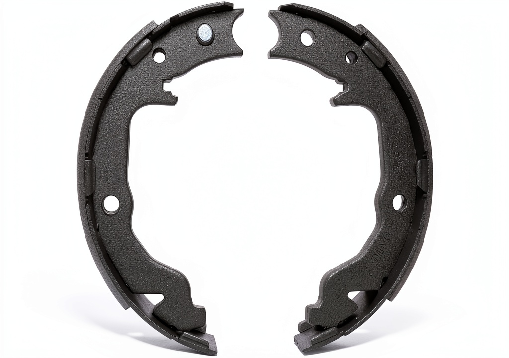 Installing YCQTaoBao rear parking brake shoe on a wooden workbench