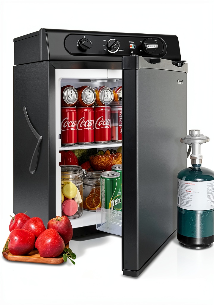 Smad 3 way RV fridge in a small RV