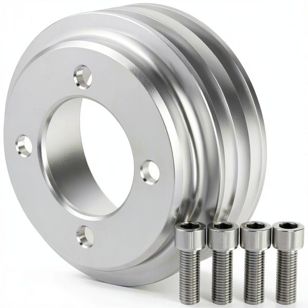 Ford Crankshaft Pulley Billet Aluminum 1969-Up 302 351W-1