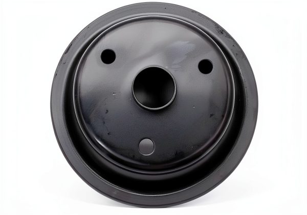 Small Block Chevy Crankshaft Pulley SHLPDFM Black Steel-2