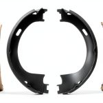 Detroit Axle Rear Parking Brake Shoes Kit-0