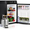 SMETA SC40A Compact Refrigerator 1.4 Cu Ft Stainless Steel-0