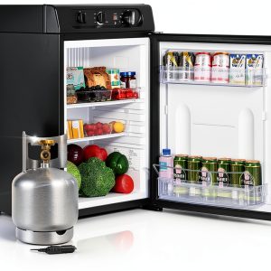 SMETA SC40A Compact Refrigerator 1.4 Cu Ft Stainless Steel-0