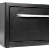 Techomey Compact Chest Refrigerator 1.5 Cu.Ft Black Drawer HSX-50B2-6