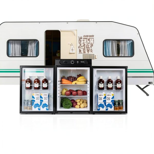 Mojgar 3753150 Silver RV Refrigerator with Shelves-5