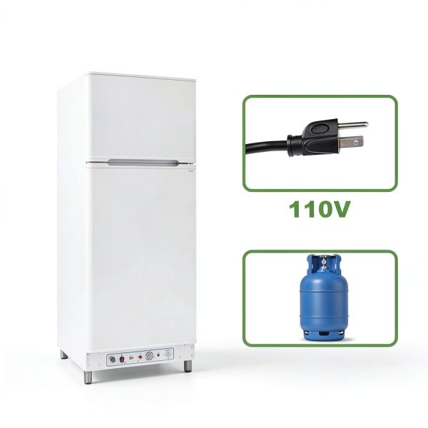 SMETA RV Propane Refrigerator TDD-390-US 14.1 Cu.ft Dual Power-1
