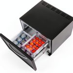 Drawer Refrigerator Techomey Compact 1.5 CuFt Black Model-0