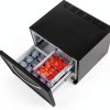 Techomey Compact Chest Refrigerator 1.5 Cu.Ft Black Drawer HSX-50B2-0