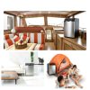 Mojgar 3753150 Silver RV Refrigerator with Shelves-6