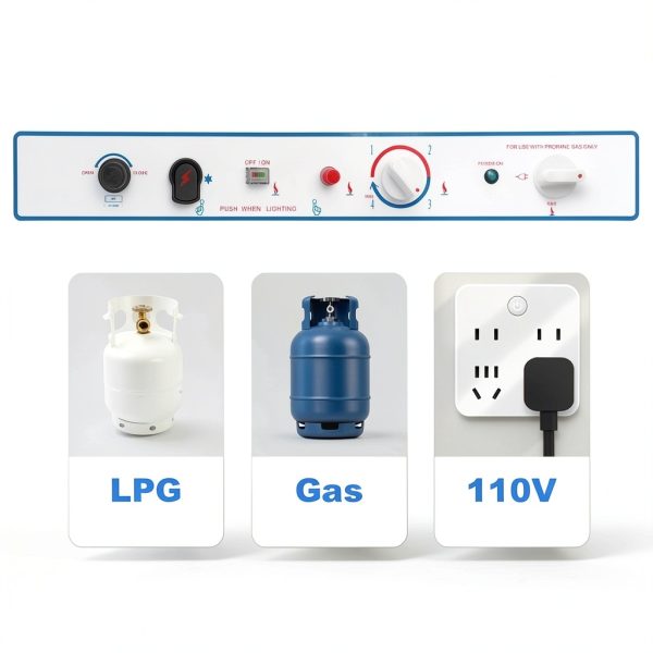 SMETA RV Propane Refrigerator TDD-390-US 14.1 Cu.ft Dual Power-3