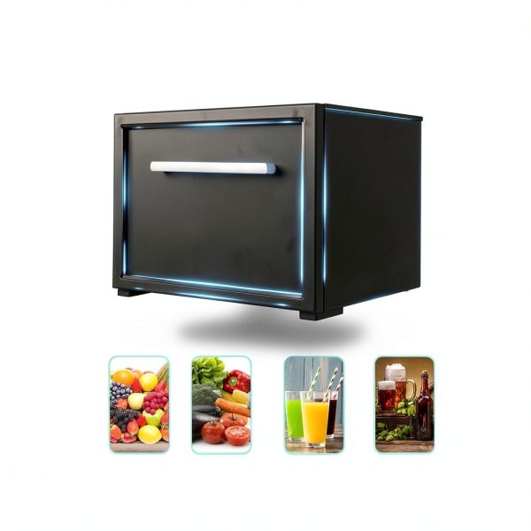 Drawer Refrigerator Techomey Compact 1.5 CuFt Black Model-2