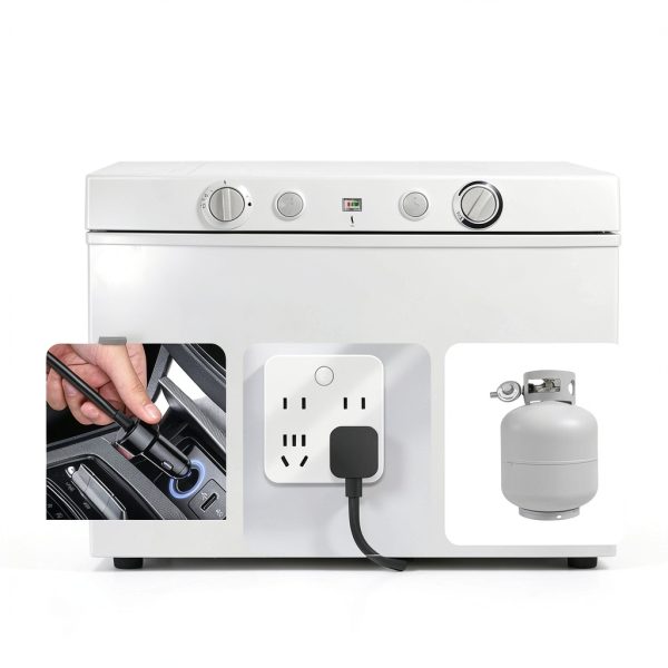 SMETA RV Refrigerator T-DXG101-US Compact Frost Free Portable 3.7 Cu-4