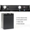 Smad 3 Way RV Refrigerator DSG-60B2U-A Black Compact 2.1 Cu Ft-2