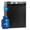 Smad 1.4 Cu.Ft 3‑Way Propane RV Refrigerator Black Model FBM‑DSG‑40B2U-0
