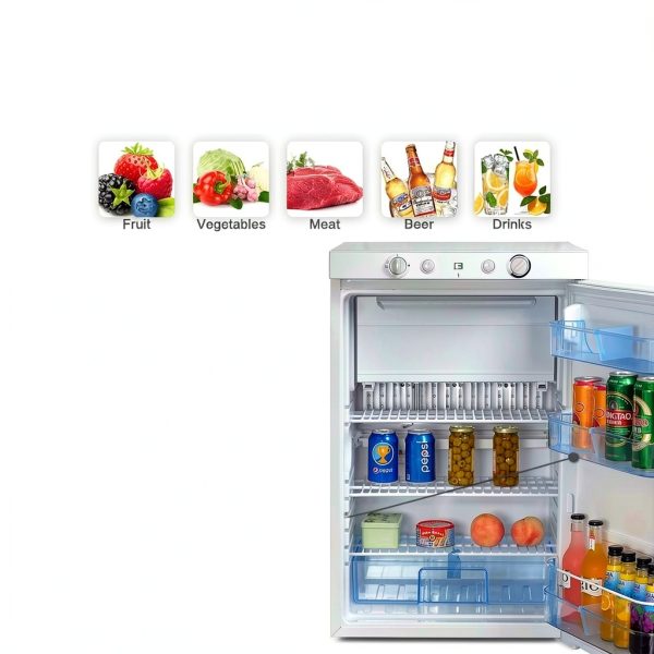 Smad DSG-100D1U-A 3.5 Cu Ft RV Refrigerator White Portable Low Noise-2