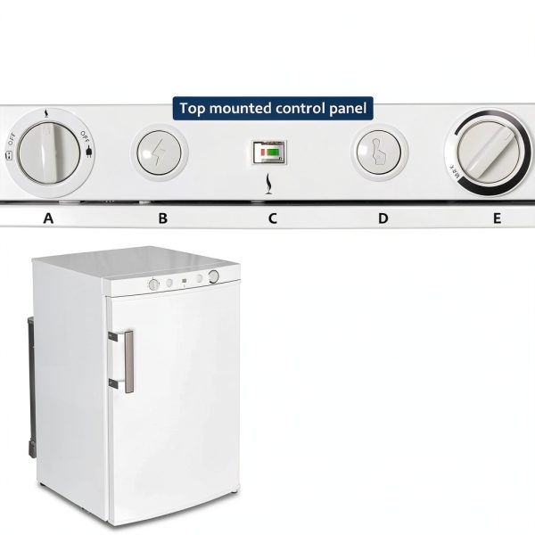 Smad DSG-100D1U-A 3.5 Cu Ft RV Refrigerator White Portable Low Noise-4