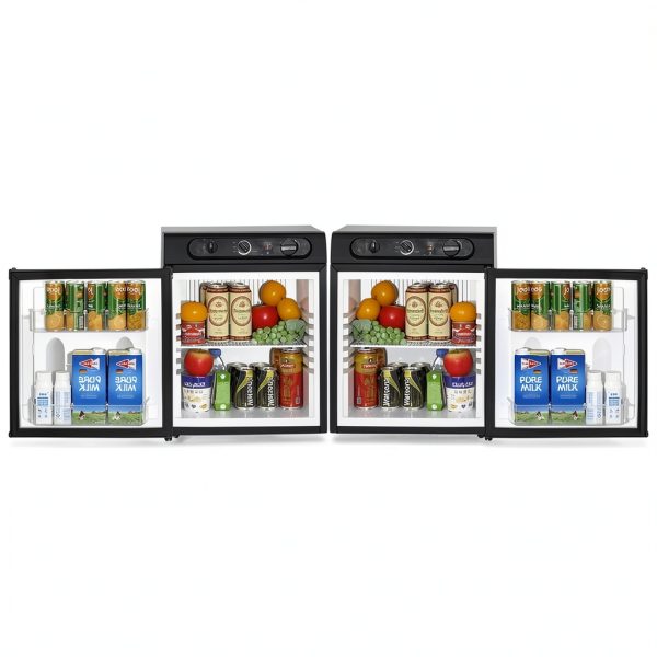 SMETA SC40A Compact Refrigerator 1.4 Cu Ft Stainless Steel-4
