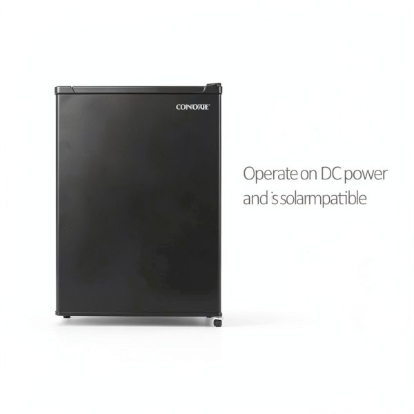 Contoure 3.3 Cu Ft RV Refrigerator R-330BK-12V Black Compact-2