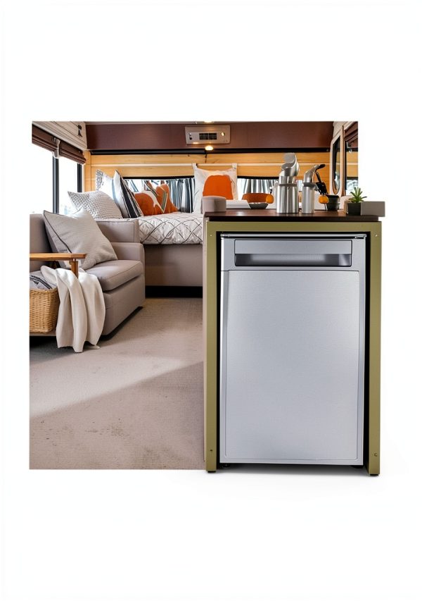 Equator RV Refrigerator RF 1216 Built-In 1.6 cu ft Silver-1