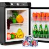 Smad 1.4 Cu.Ft 3‑Way Propane RV Refrigerator Black Model FBM‑DSG‑40B2U-6