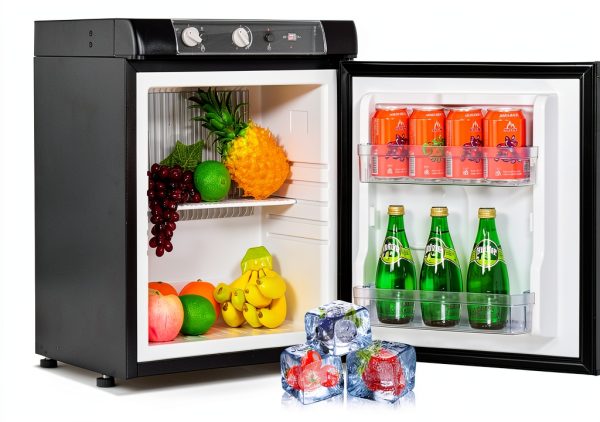 Smad 1.4 Cu.Ft 3‑Way Propane RV Refrigerator Black Model FBM‑DSG‑40B2U-6