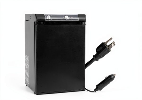 Smad 3 Way RV Refrigerator DSG-60B2U-A Black Compact 2.1 Cu Ft-1