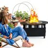 40-Inch Fire Pit Surround for Solo Stove Surround, 360° Safety Protection for Solo Stove Bonfire Accessories, Rust-Resistant Metal, Resistant to High Temperatures, Inner Diameter of 24 Inches-6