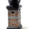 1 lb Bowl Gas Fire Pit BAIDE HOME Concrete Square 10,000 BTU-3
