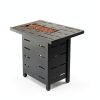 Outdoor Propane Fire Pit 43 Inch Walsunny Fire Table Lid and Cover-4