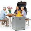 20" Smokeless Propane Fire Pit Table Electactic 50k BTU Lava Rocks-6