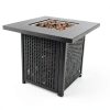 GasOne Propane Fire Pit Outdoor Heater – 28-inch Large Tabletop Fire Pit for Outdoor Use – 52,750 BTU Gas Fire Pit with Lava Rocks and Fire Pit Cover Lid – Warmth and Ambiance-1