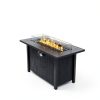 Meilocar 45in Fire Table Propane Outdoor Firepit with Gray Tabletop-5