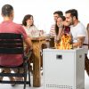 20" Smokeless Propane Fire Pit Table Electactic 50k BTU Lava Rocks-2